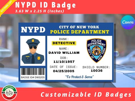 police id badge